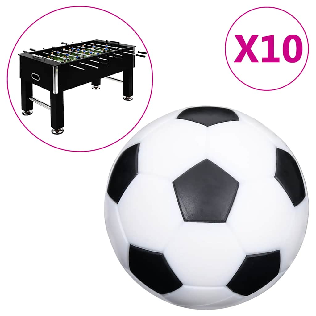 Vidaxl -Bälle für Fußball Tabelle 10 PCs 32 mm ABS