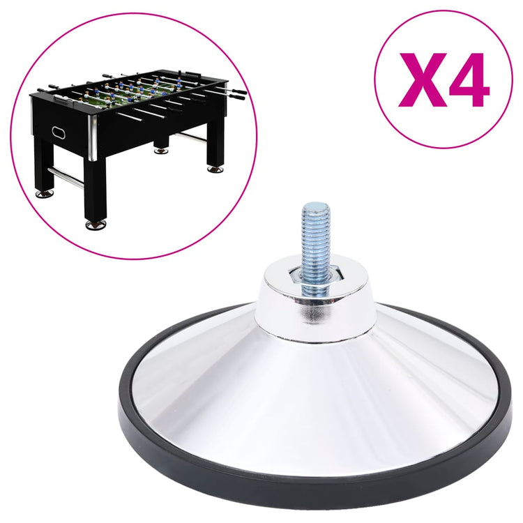 Vidaxl Football Table Beine 4 ST Chrom