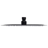 Vidaxl Regen Dusche Kopf rund 25 cm Edelstahl schwarz - afbeelding 3