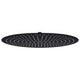 Vidaxl Regenduschkopf rund 50 cm Edelstahl schwarz