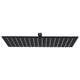 Vidaxl Regenduschkopf rechteckig 40 x 30 cm Edelstahl schwarz schwarz