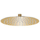 Vidaxl Regenduschkopf rund 25 cm Edelstahl Gold gefärbt