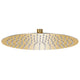 Vidaxl Regenduschkopf rund 30 cm Edelstahl Gold gefärbt