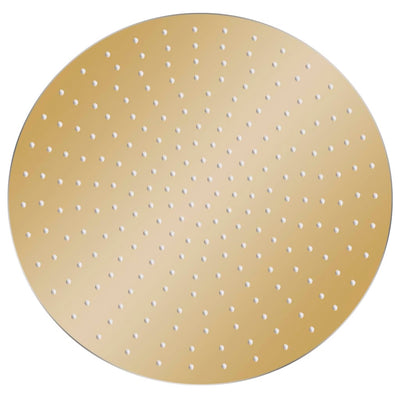 Vidaxl Regenduschkopf rund 50 cm Edelstahl Gold gefärbt