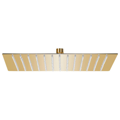 Vidaxl Regenduschkopf Quadrat 25x25 cm Edelstahl Gold gefärbt