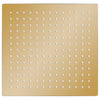 Vidaxl Regenduschkopf Quadrat 30 x 30 cm Edelstahl Gold gefärbt