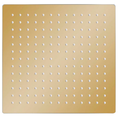 Vidaxl Regenduschkopf Quadrat 30 x 30 cm Edelstahl Gold gefärbt