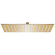Vidaxl Regenduschkopf rechteckig 40 x 30 cm Edelstahl Gold gefärbt