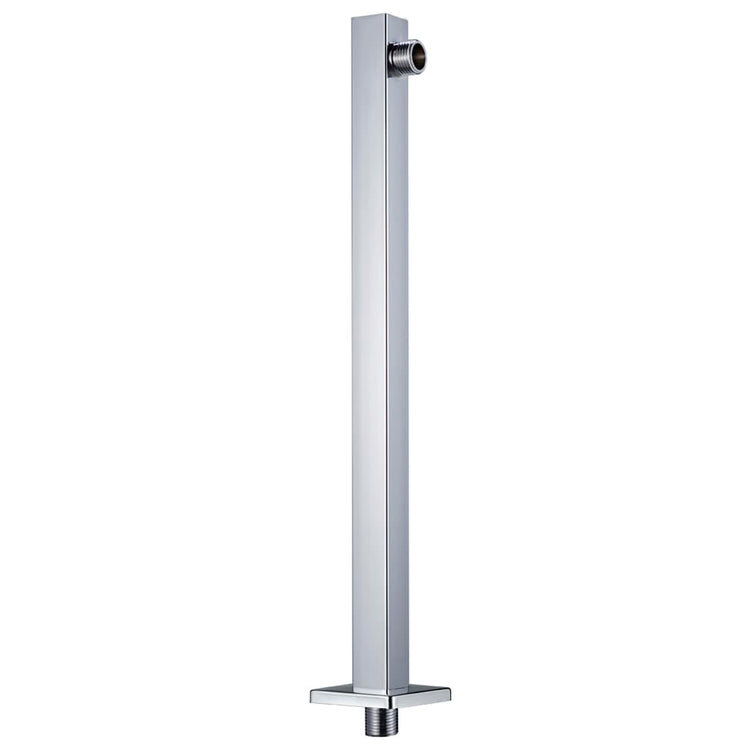 Vidaxl Duscharm Quadrat 40 cm Edelstahl 201 Silberfarbe