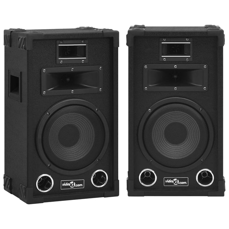 Vidaxl HiFi-Podium-Lautsprecher 2 St Passive Professional 800 W Schwarz