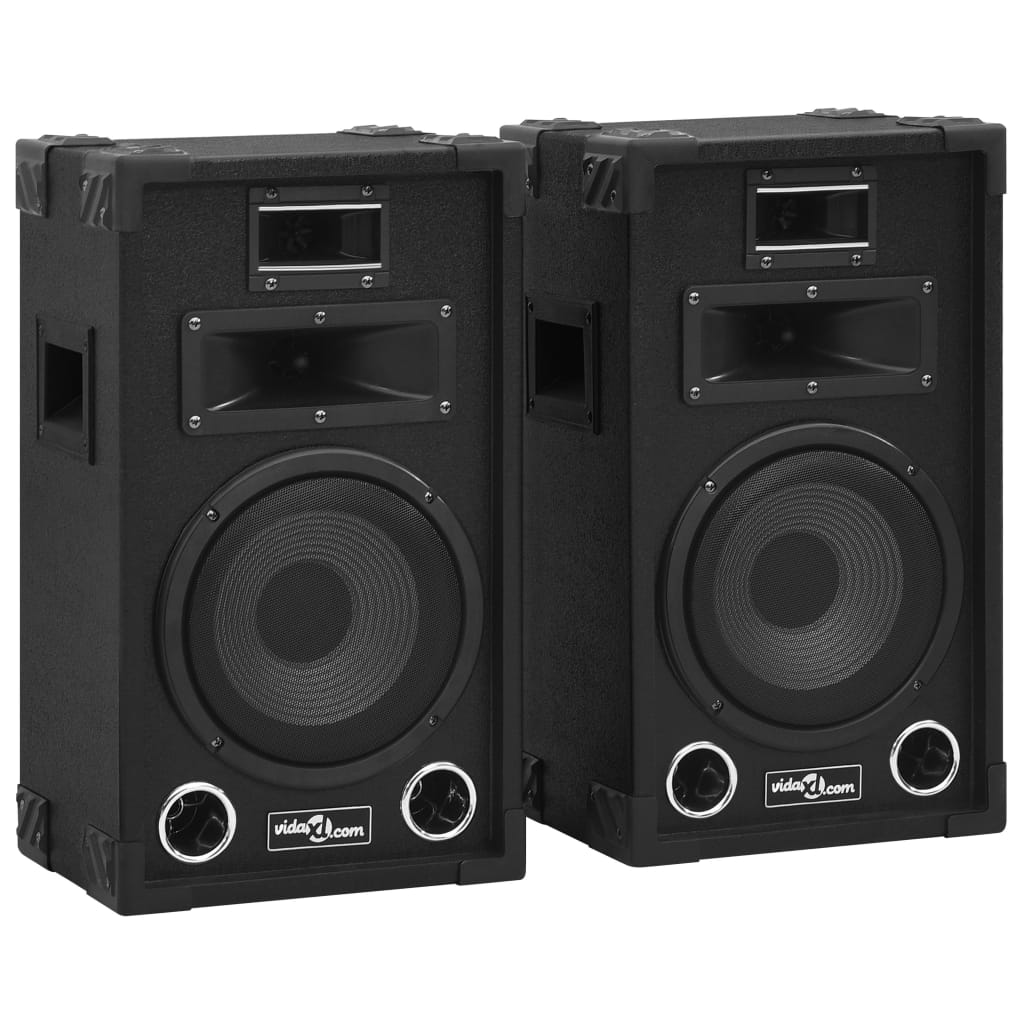 Vidaxl HiFi-Podium-Lautsprecher 2 St Passive Professional 800 W Schwarz
