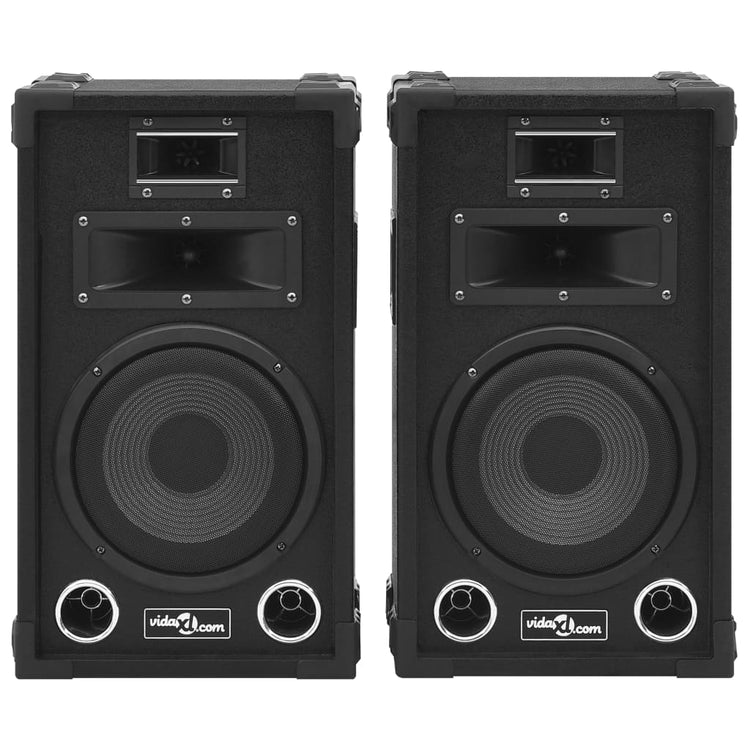 Vidaxl HiFi-Podium-Lautsprecher 2 St Passive Professional 800 W Schwarz