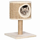 Vidaxl -Katzenmöbel mit Haus und Kratzer nach 52 cm Seegras - afbeelding 1