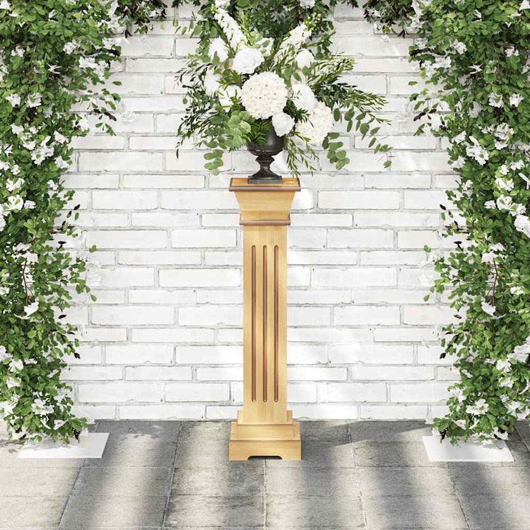 VIDAXL PLANT STANDARD Klassiker Säulenquadrat 17x17x66 cm MDF Holz