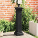 VIDAXL PLANT STANDARD SOLCISH SOLTER Square 17x17x66 cm MDF Schwarz