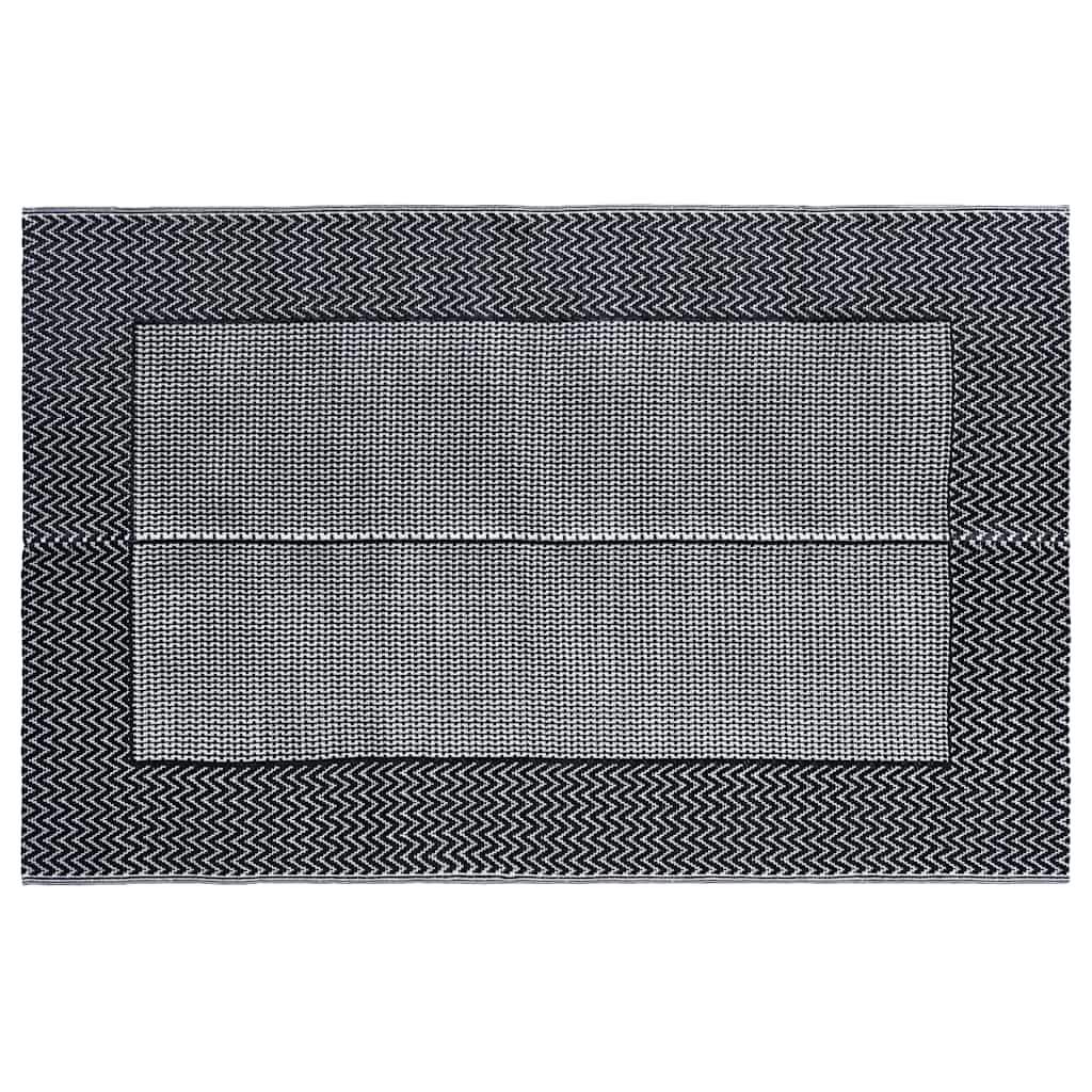 Vidaxl außerhalb Teppich 120x180 cm pp grau