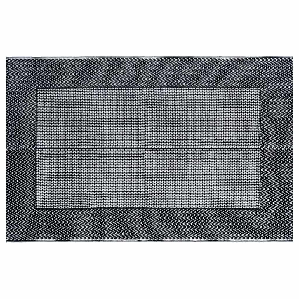 Vidaxl Outdoor Teppich 190x290 cm pp grau