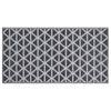 VIDAXL AUSSER RUV 80X150 cm PP Schwarz