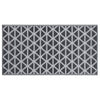 Vidaxl außerhalb Teppich 120x180 cm pp schwarz