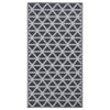 Vidaxl außerhalb des Teppichs 160x230 cm pp schwarz