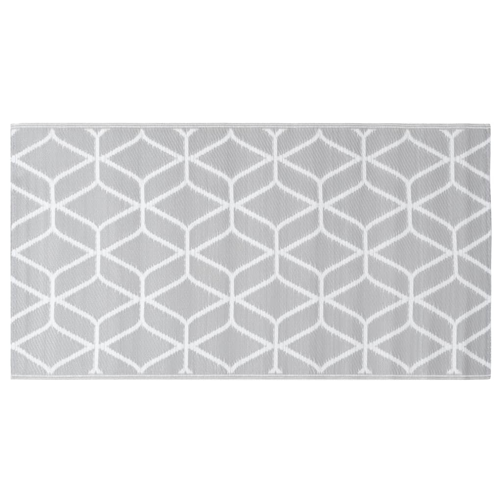 VIDAXL Outside Rug 80x150 cm pp grau
