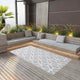 Vidaxl Outdoor Teppich 190x290 cm pp grau