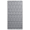 Vidaxl außerhalb Teppich 120x180 cm pp weiß und schwarz