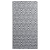 Vidaxl außerhalb Teppich 160x230 cm pp weiß und schwarz