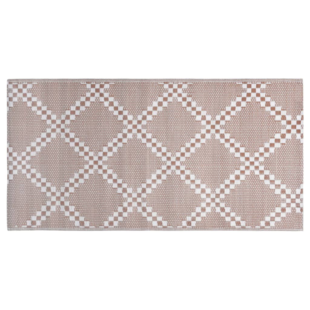 VIDAXL Outside Rug 80x150 cm pp Brown