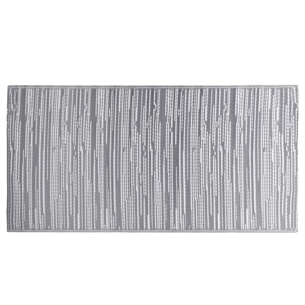 VIDAXL Outside Rug 80x150 cm pp grau
