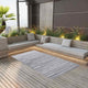 VIDAXL Outside Rug 80x150 cm pp grau