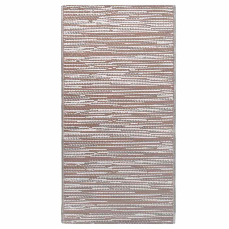 Vidaxl außerhalb Teppich 120x180 cm pp Brown
