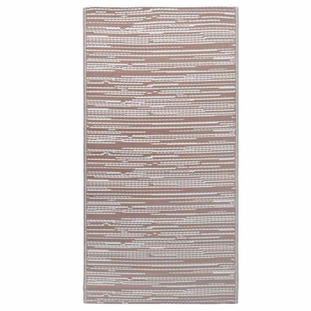 Vidaxl außerhalb des Teppichs 190x290 cm pp Brown