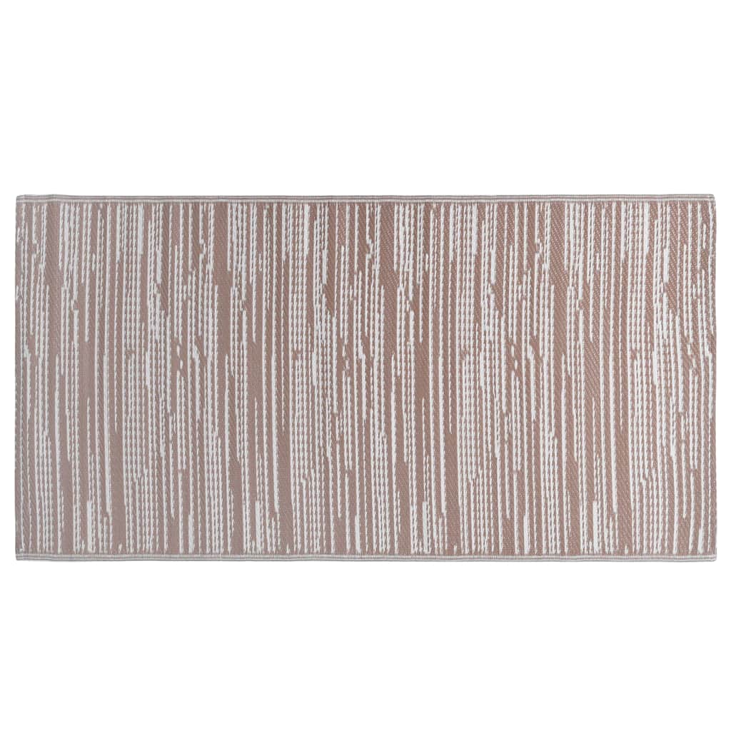Vidaxl außerhalb des Teppichs 190x290 cm pp Brown