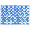 Vidaxl außerhalb Teppich 80x150 cm pp blau und weiß