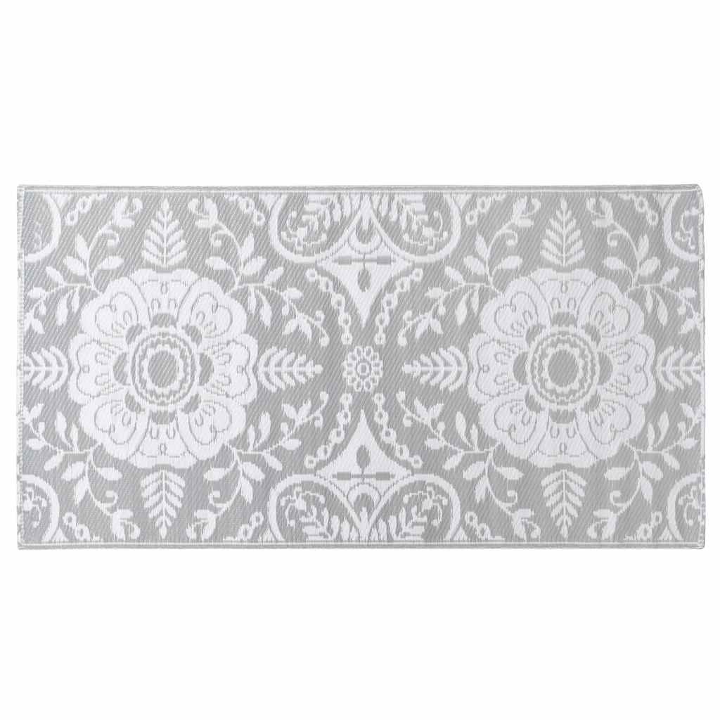 VIDAXL Outside Rug 80x150 cm pp hellgrau