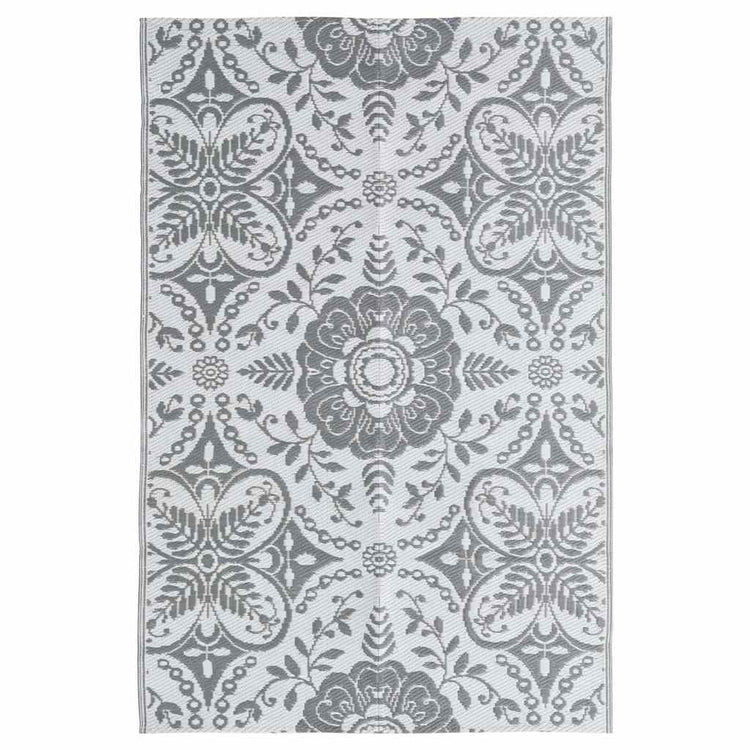 Vidaxl außerhalb Teppich 120x180 cm pp hellgrau