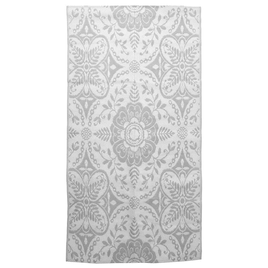 Vidaxl außerhalb des Teppichs 160x230 cm pp hellgrau
