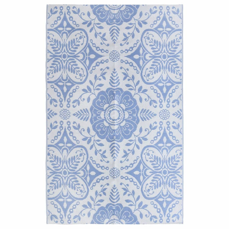 Vidaxl außerhalb Teppich 190x290 cm pp Babyblau