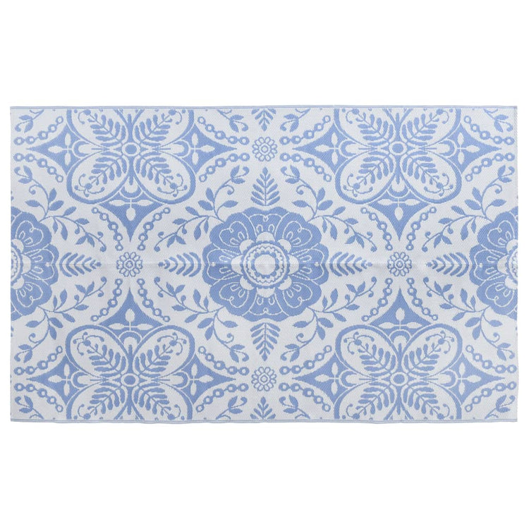 Vidaxl außerhalb Teppich 190x290 cm pp Babyblau
