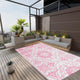 Vidaxl außerhalb Teppich 190x290 cm pp Pink