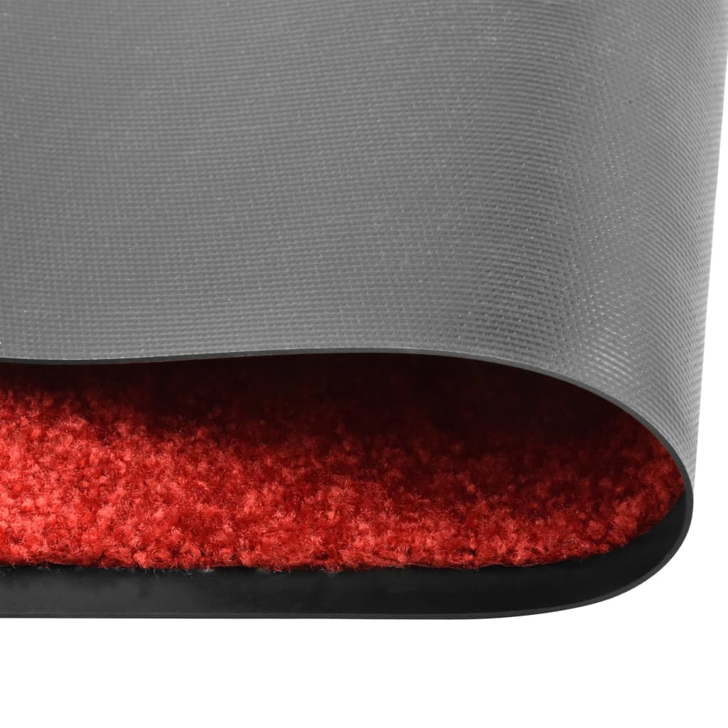 VIDAXL PORTOMAT WASSABLE 40x60 cm Rot