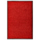 VIDAXL PORTOMAT WASSABLE 60x90 cm Rot