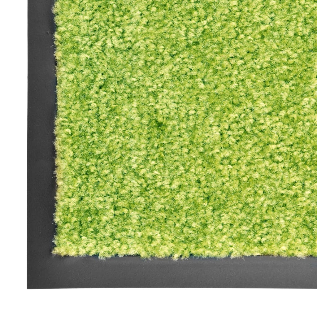 VIDAXL PORTOMAT WASSABLE 60x90 cm Grün