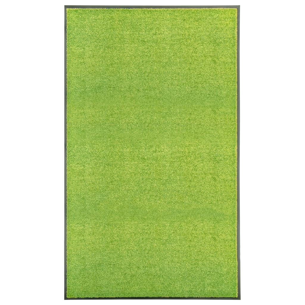 VIDAXL PORTOMAT WASSABLE 90x150 cm Grün