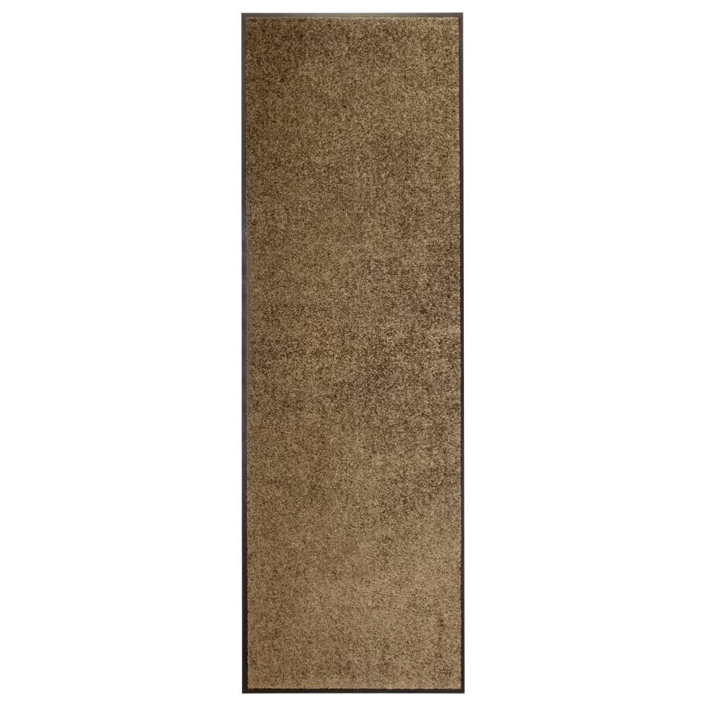 VIDAXL PORTOMAT WASSABLE 60x180 cm BROWN