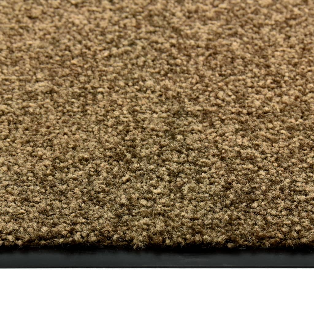 VIDAXL PORTOMAT WASSABLE 60x180 cm BROWN