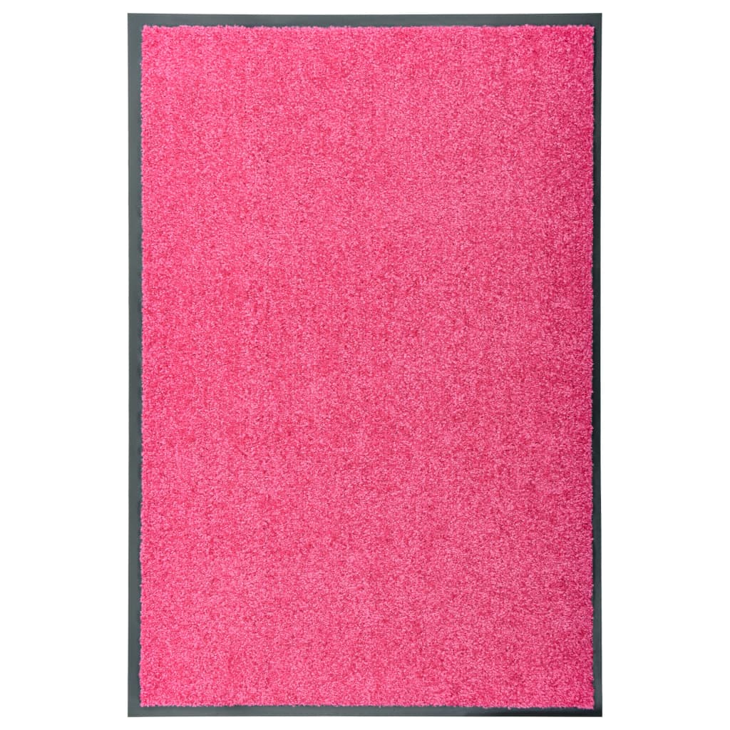 VIDAXL PORTOMAT WASSABLE 60x90 cm Pink