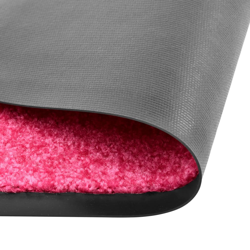 VIDAXL PORTOMAT WASSABLE 60x90 cm Pink