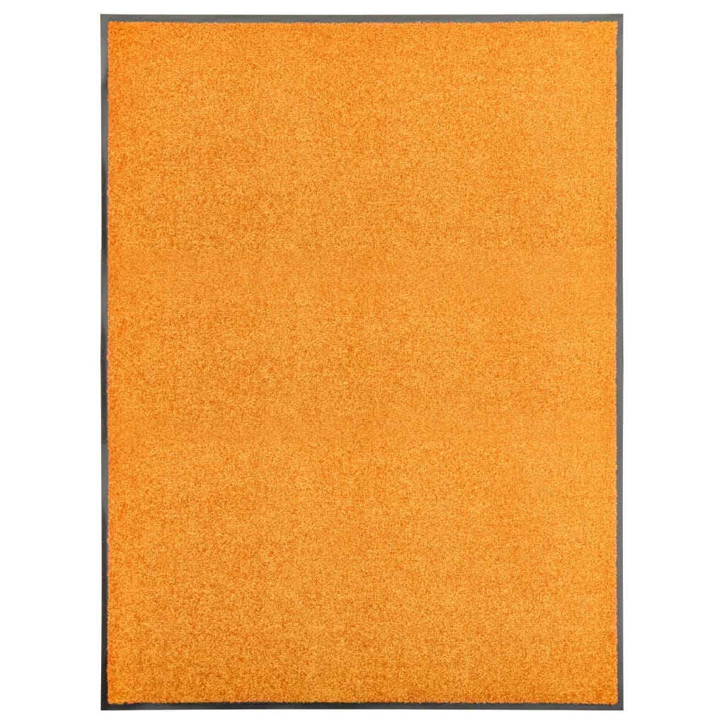 VIDAXL PORTOMAT WASSABLE 90x120 cm Orange